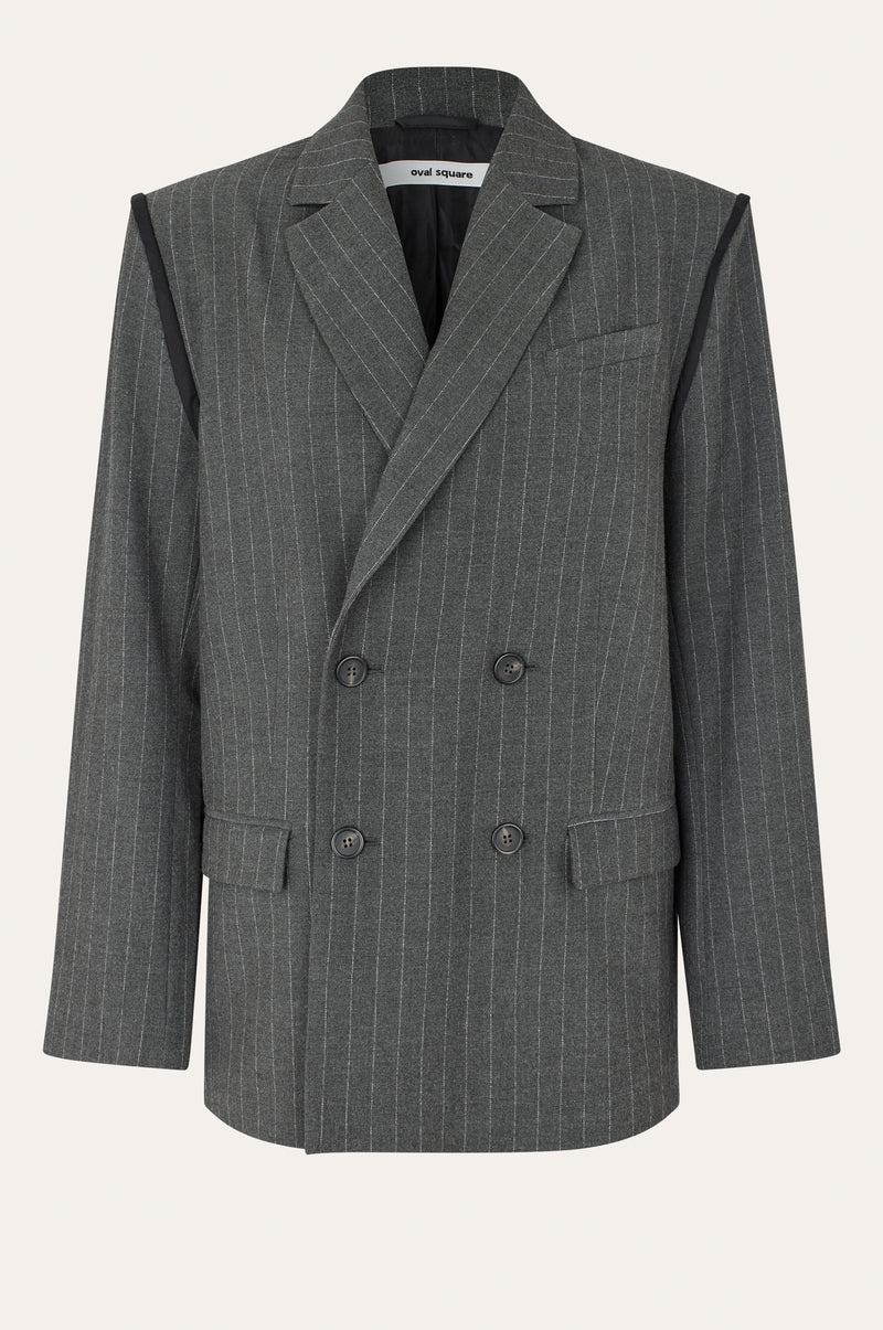 Oval Square Bonnie Blazer BLAZERS 7013 Dark Grey Pinstripe