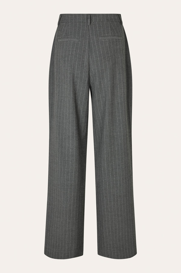 Oval Square Bonnie Trousers TROUSERS 7013 Dark Grey Pinstripe