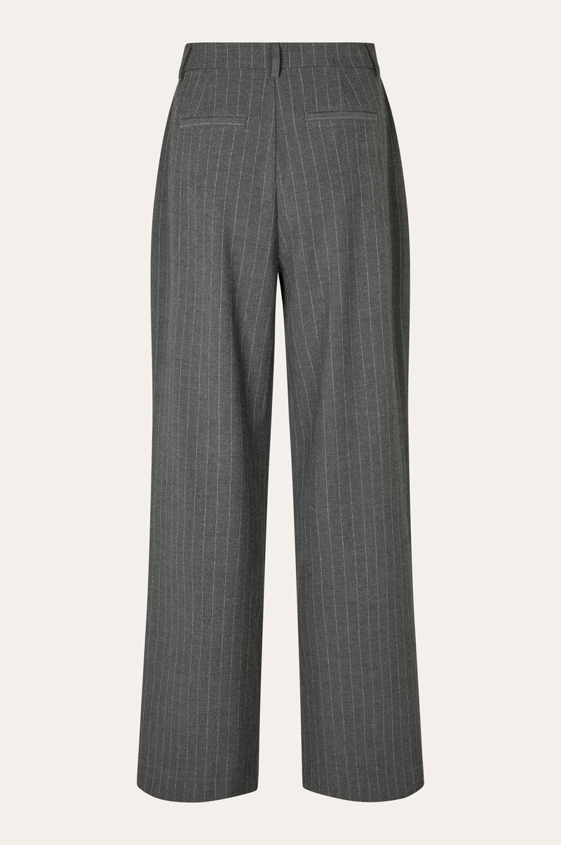 Oval Square Bonnie Trousers TROUSERS 7013 Dark Grey Pinstripe