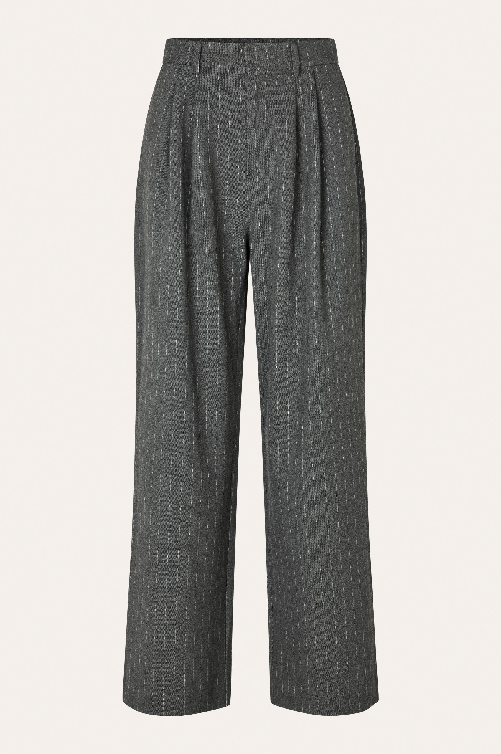 Oval Square Bonnie Trousers TROUSERS 7013 Dark Grey Pinstripe