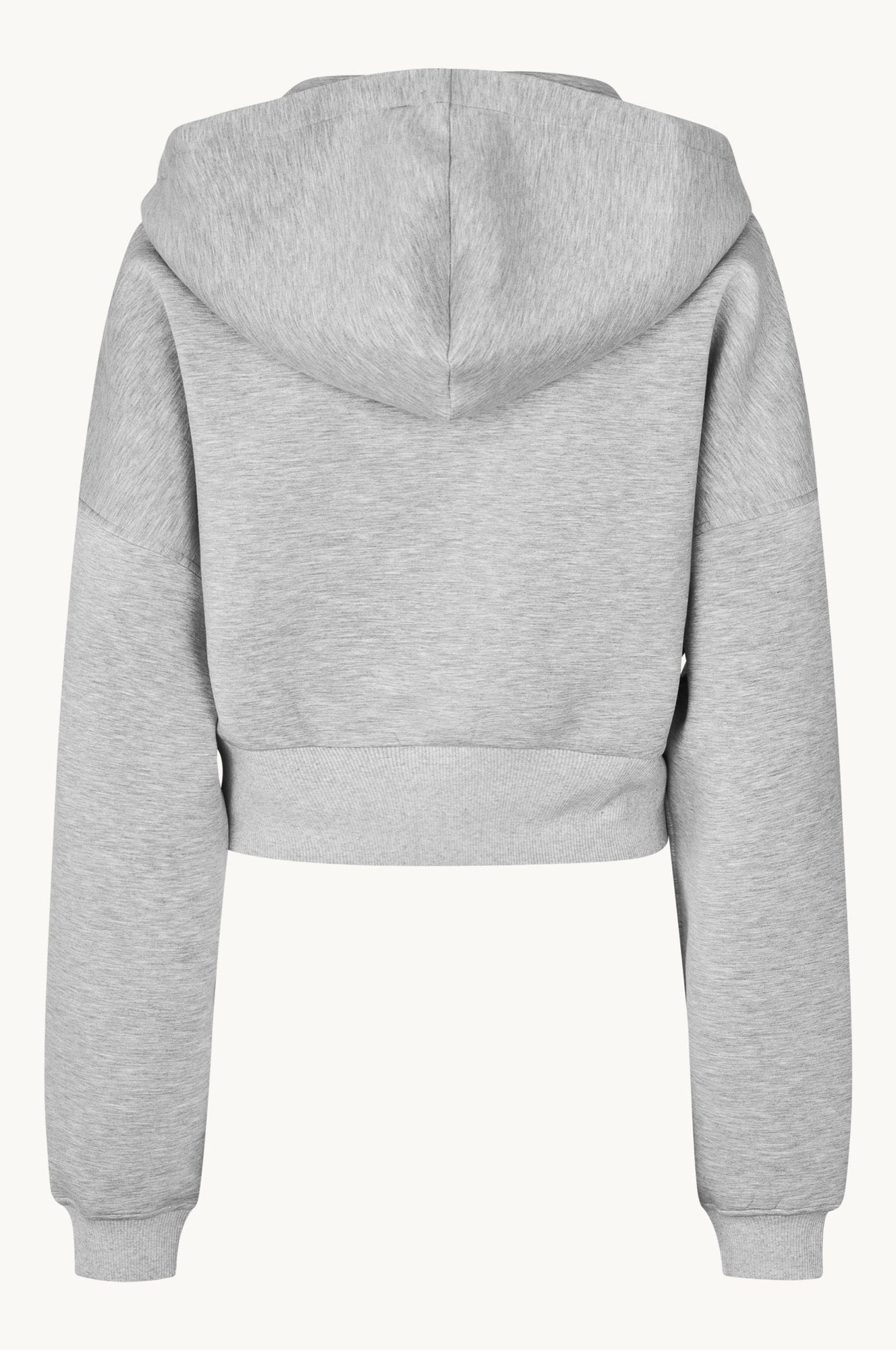 Oval Square Bowie zip hoodie SWEATS Grey Melange