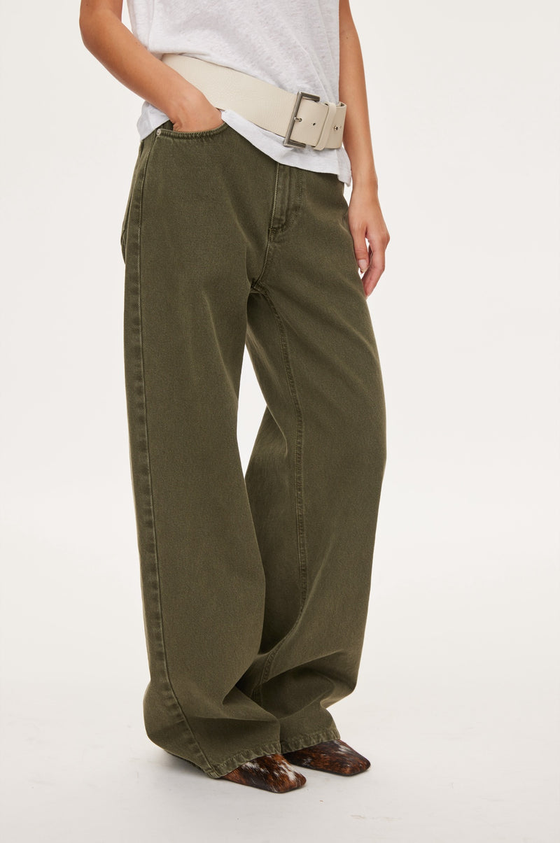 Oval Square Bright Jeans JEANS 4021 Dark Army