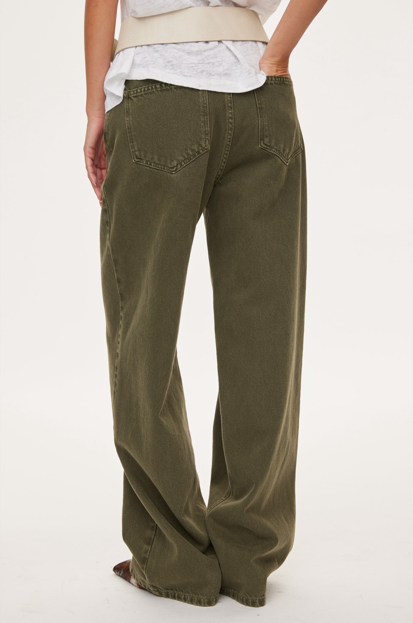 Oval Square Bright Jeans JEANS 4021 Dark Army