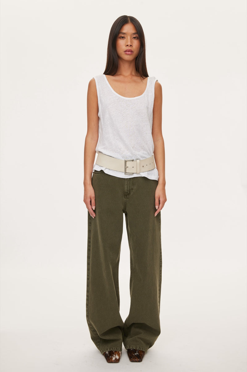 Oval Square Bright Jeans JEANS 4021 Dark Army