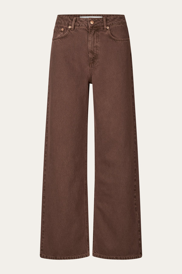 Oval Square Bright Jeans JEANS 6024 Coffee