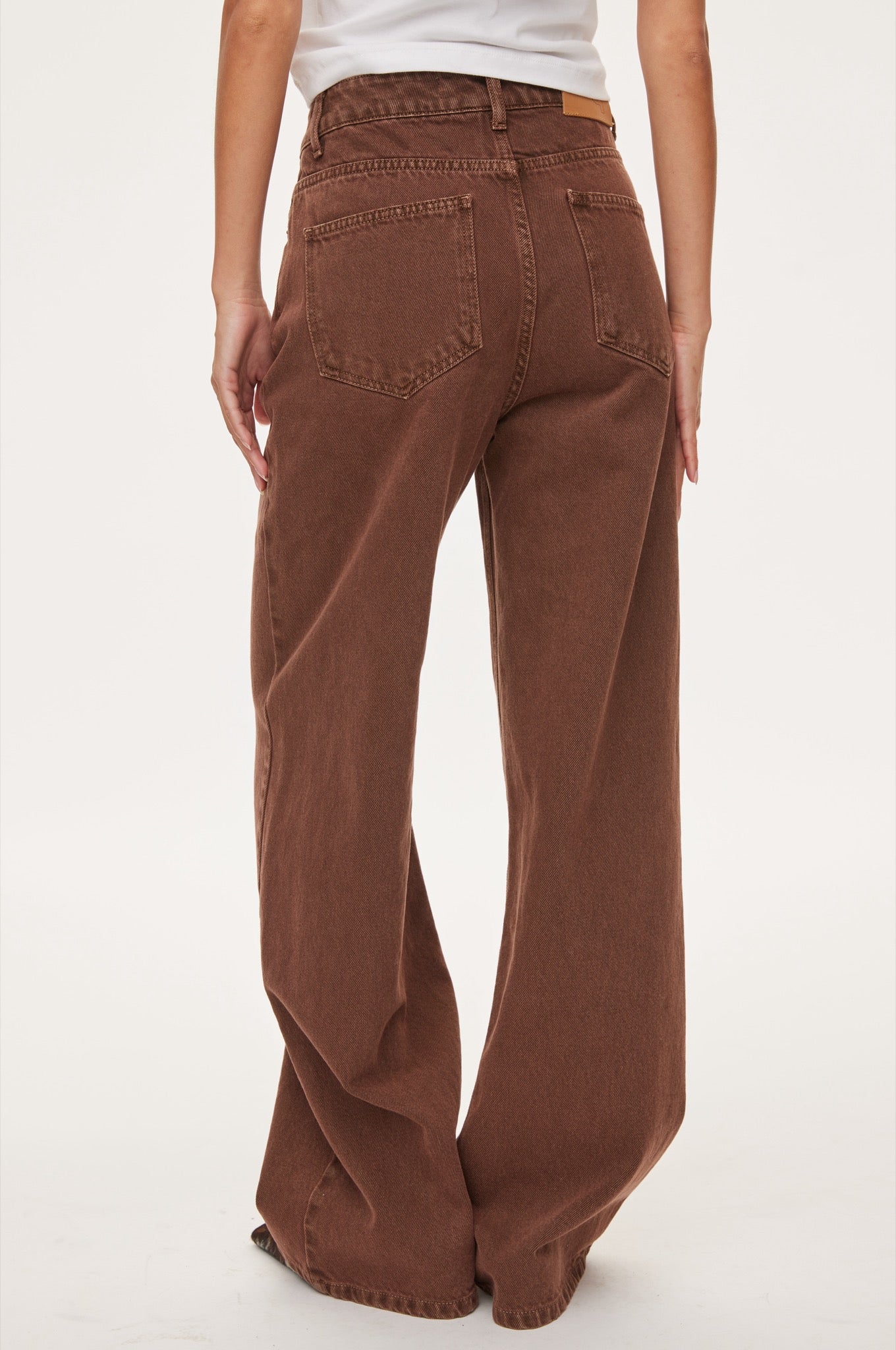 Oval Square Bright Jeans JEANS 6024 Coffee