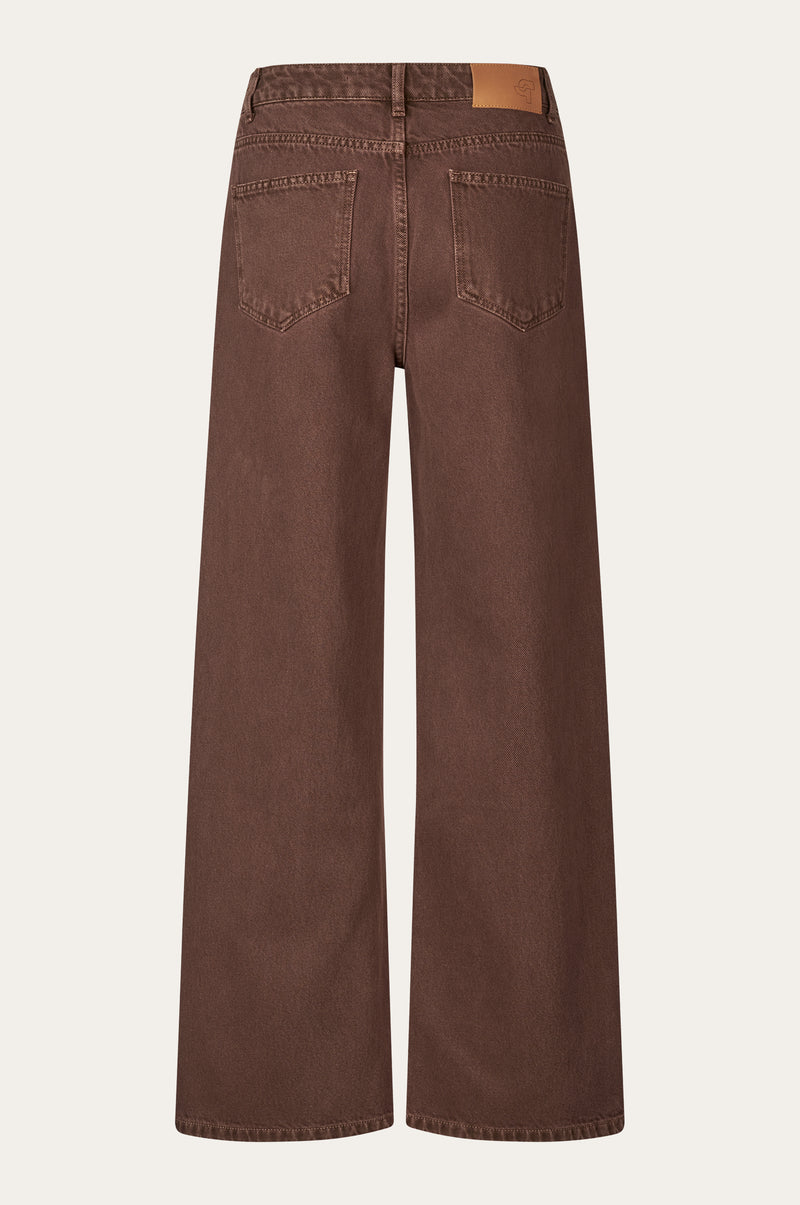 Oval Square Bright Jeans JEANS 6024 Coffee