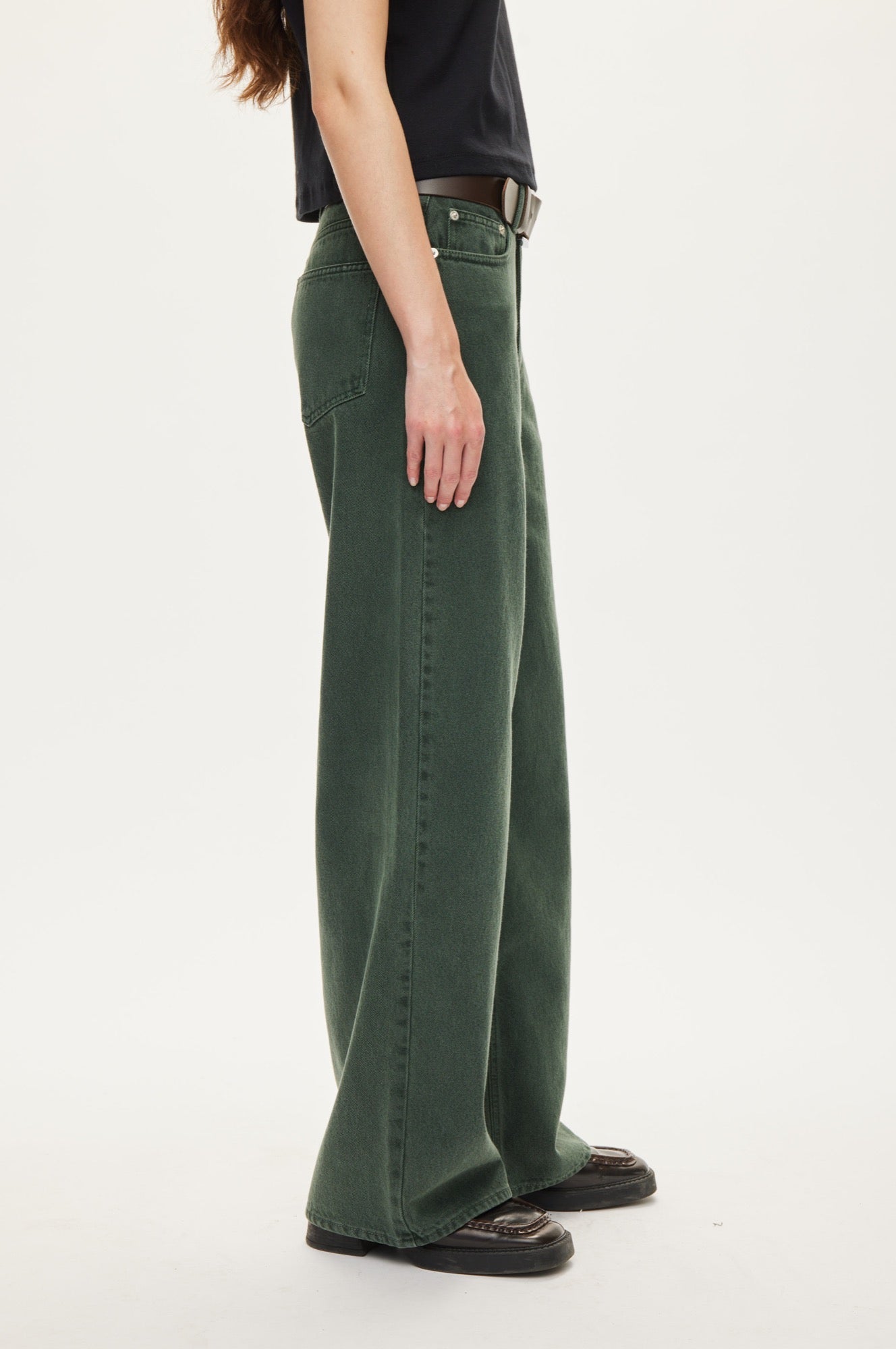 Oval Square Bright Jeans JEANS Pine Green