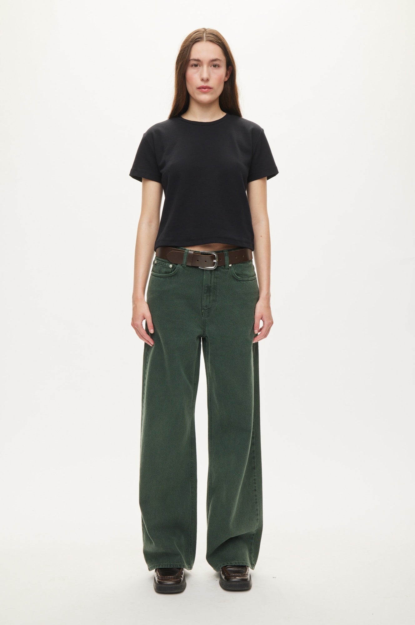 Oval Square Bright Jeans JEANS Pine Green