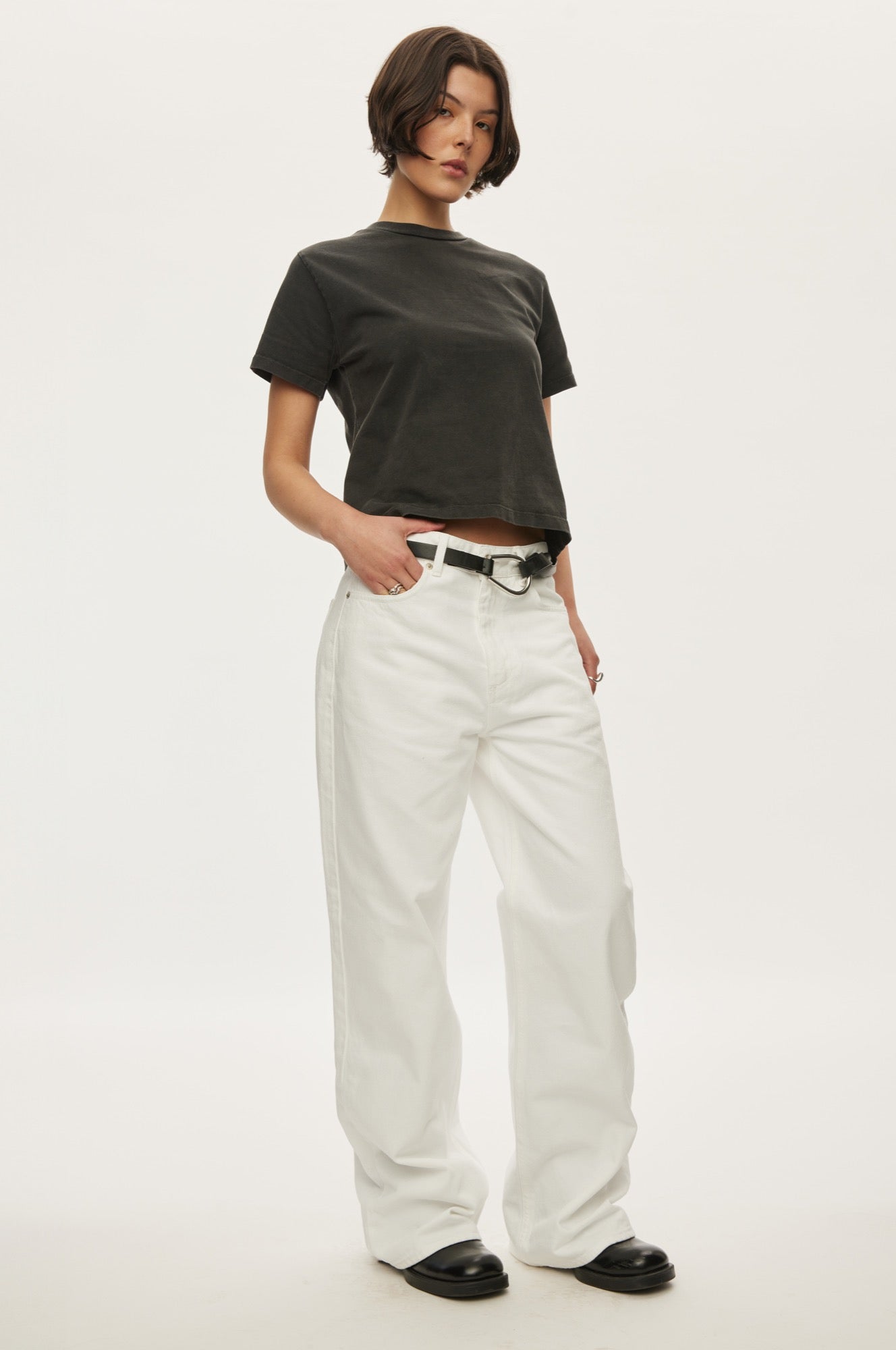 Oval Square Bright Jeans 0100 JEANS 1010 0100 Optic White