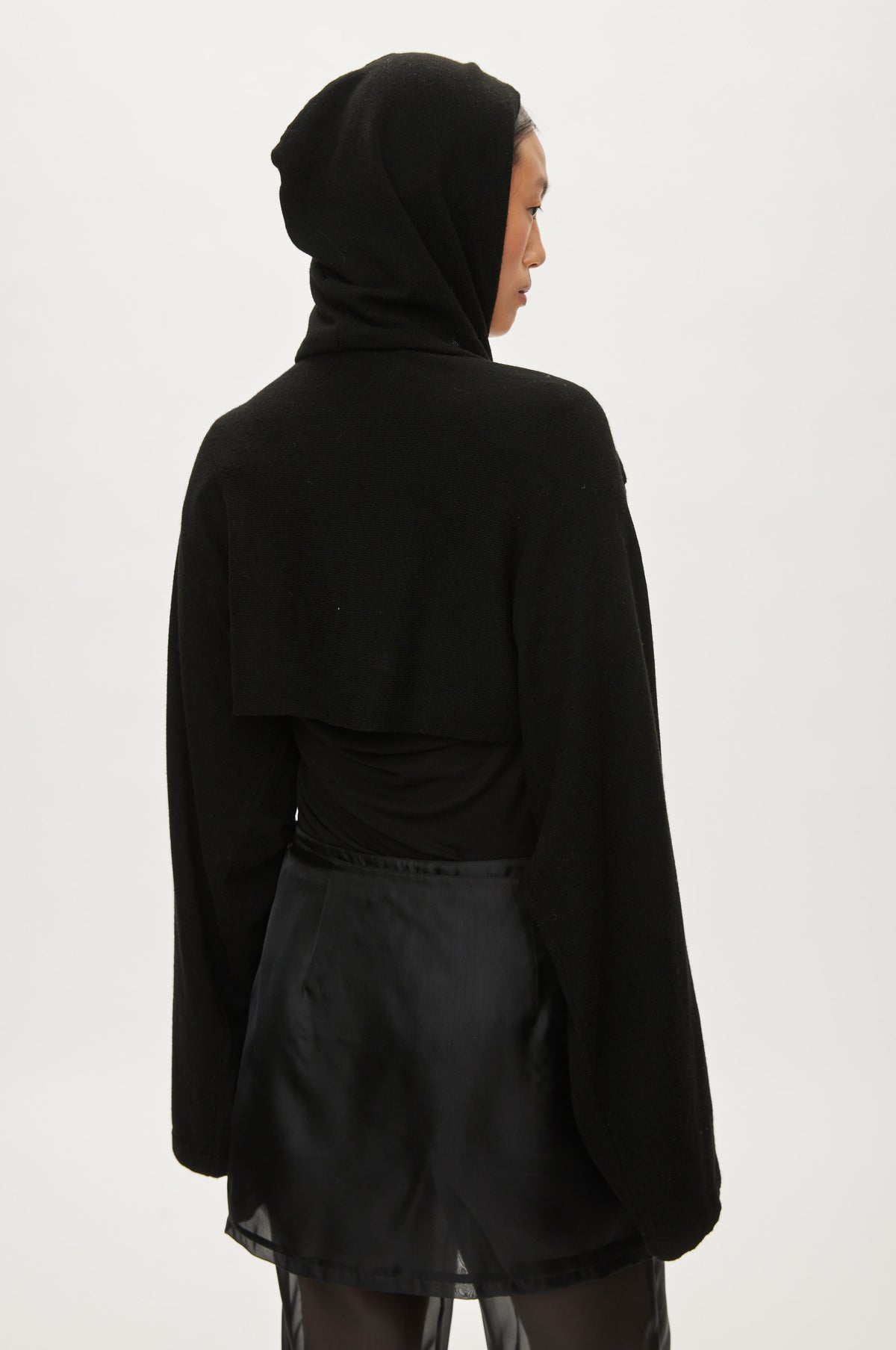 Oval Square Carla Knit Bolero KNITS Black