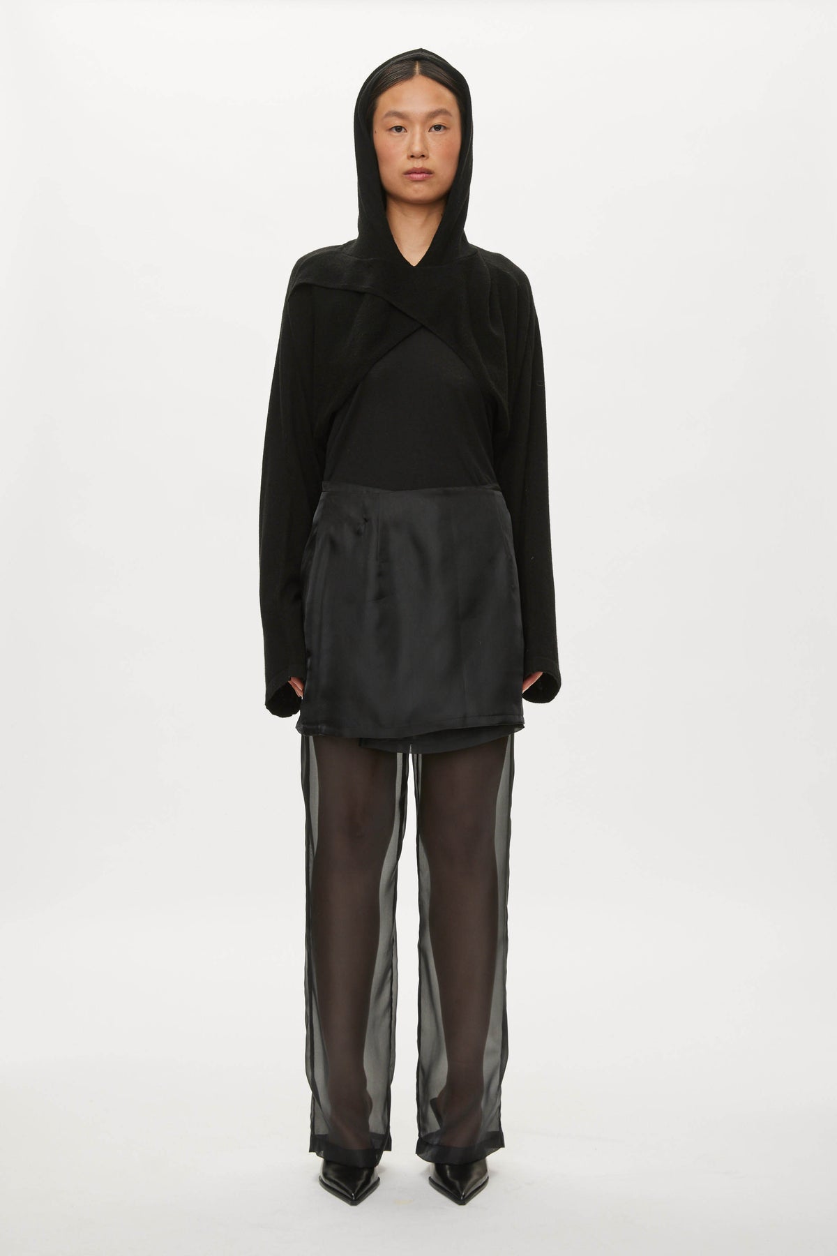 Oval Square Carla Knit Bolero KNITS Black