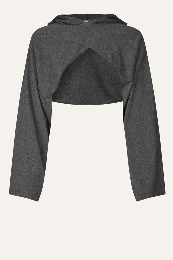 Oval Square Carla Knit Bolero KNITS Dark Gull