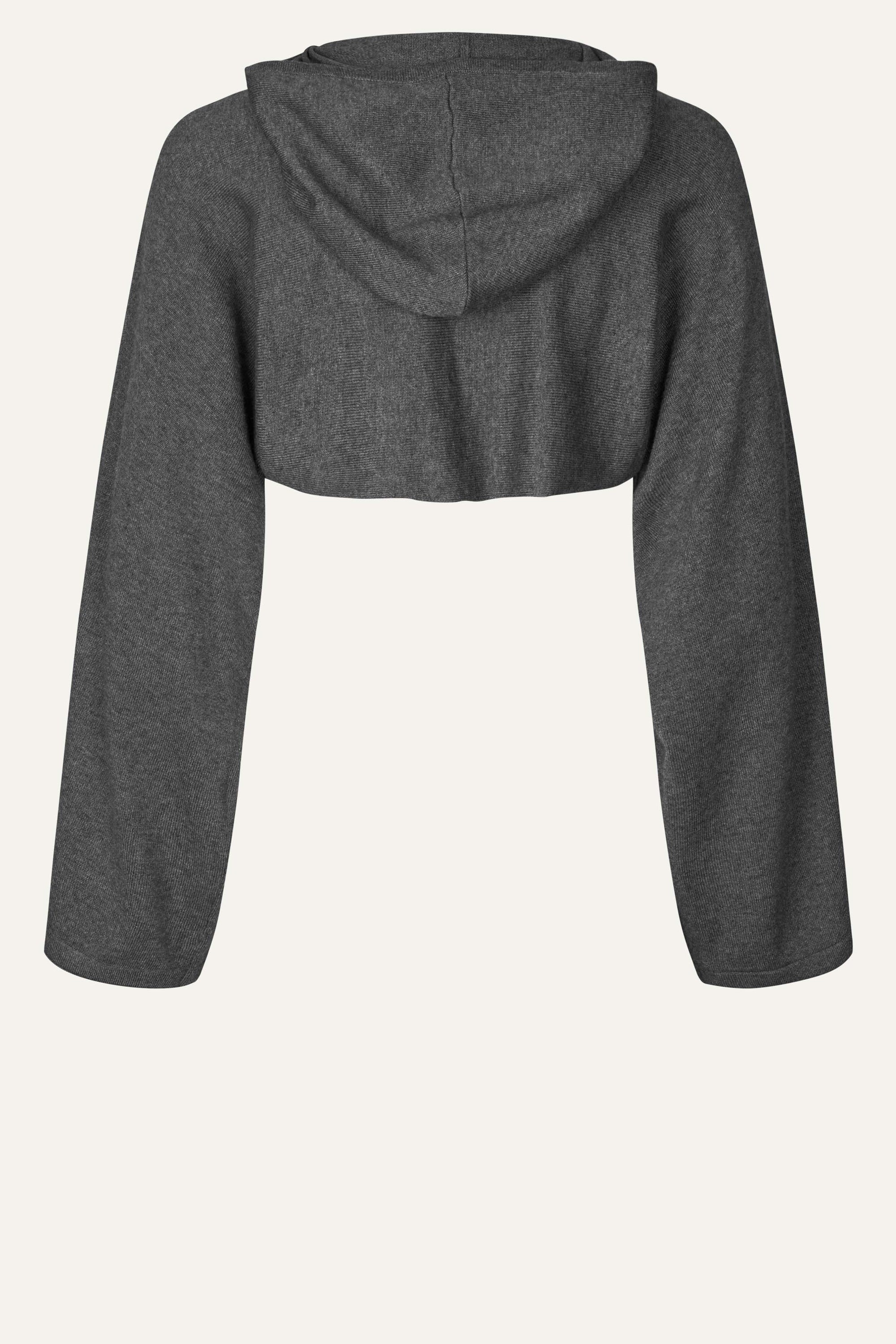 Oval Square Carla Knit Bolero KNITS Dark Gull Grey