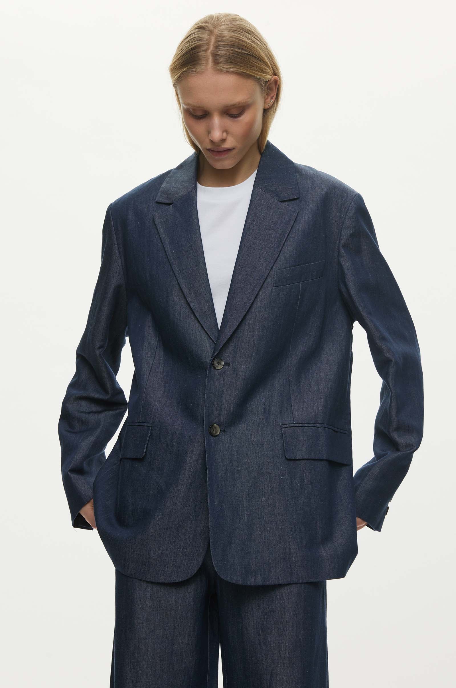 Oval Square Chelsea Blazer BLAZERS 5001 Blue