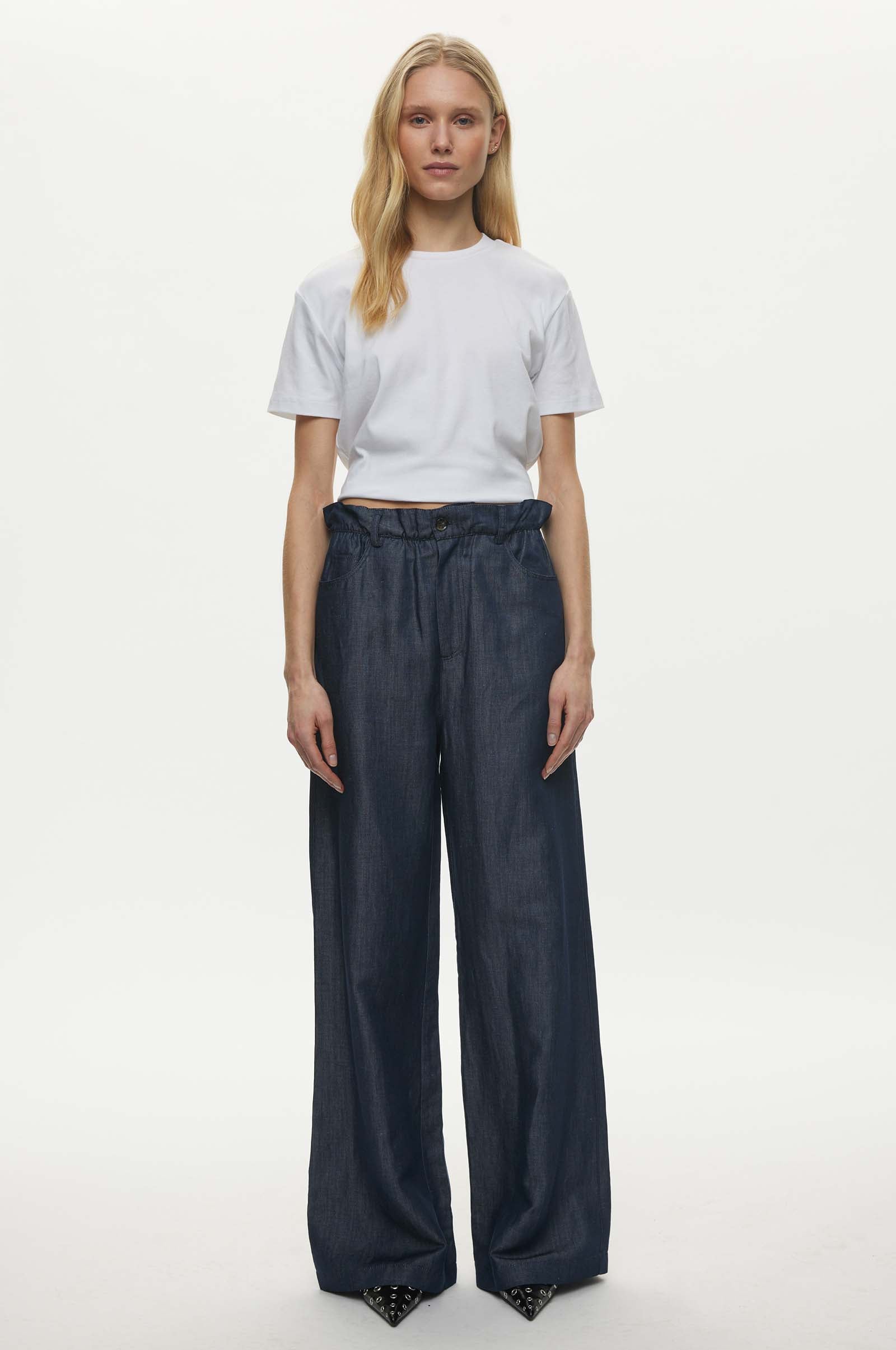 Oval Square Chelsea Trousers TROUSERS 5001 Blue