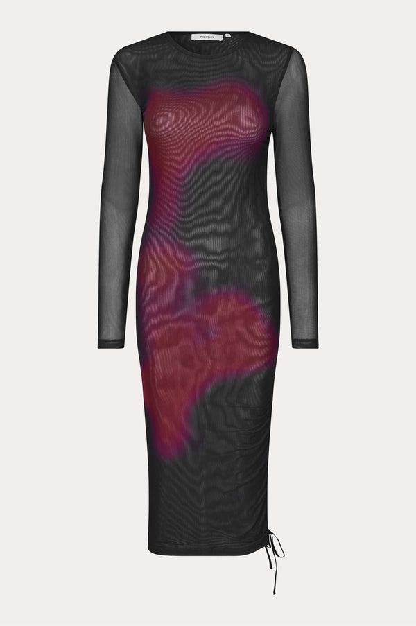 Oval Square Christy Dress DRESSES 8001 Black