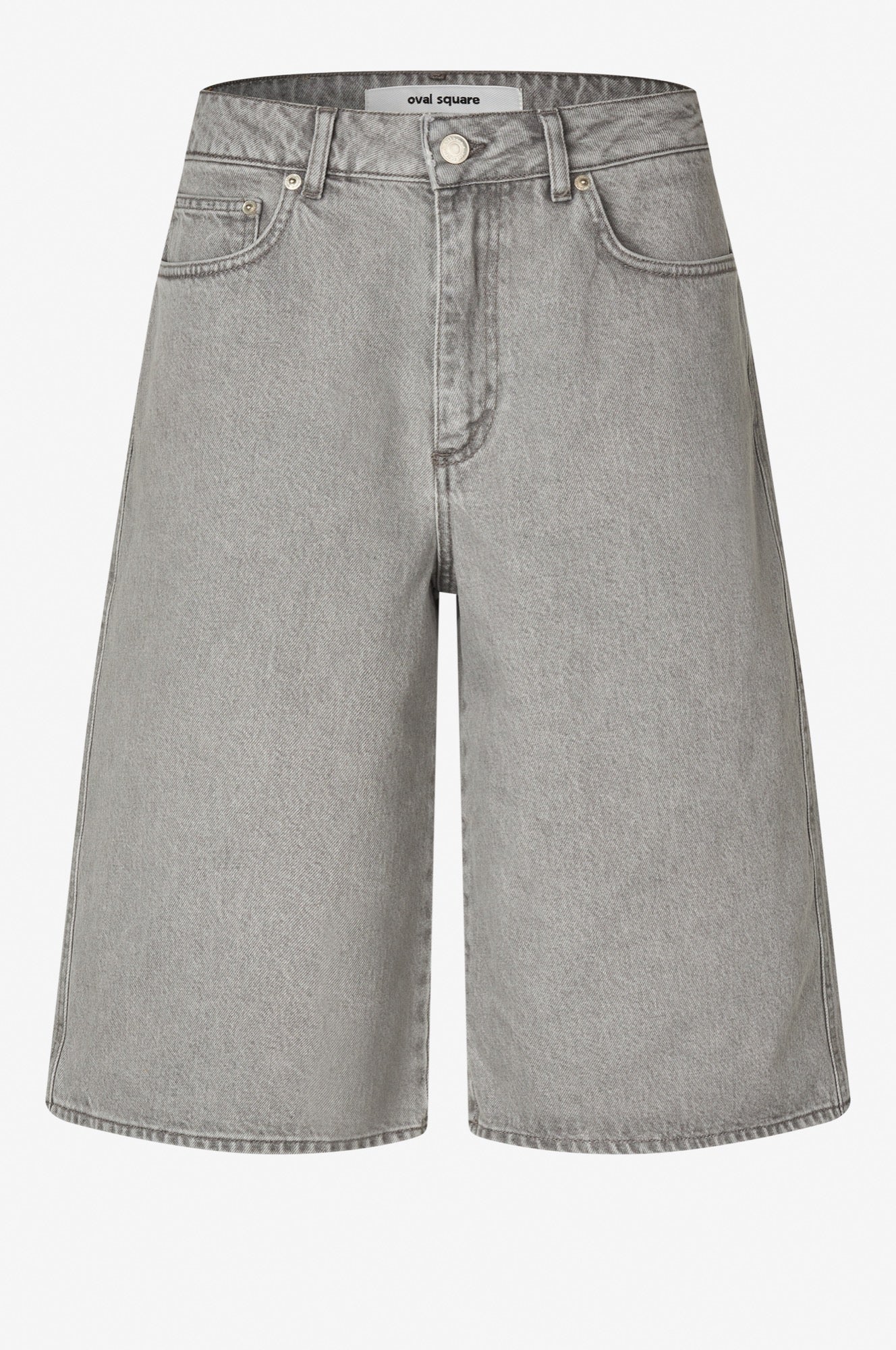 Oval Square City Denim Shorts 0113 SHORTS 7020 0113 Lt Grey Wash