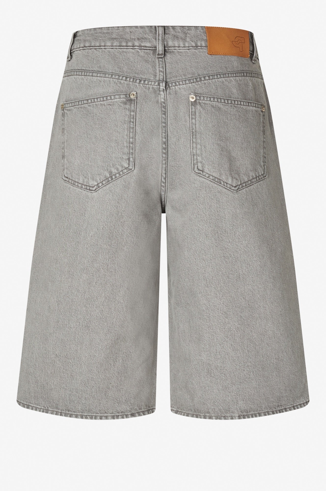 Oval Square City Denim Shorts 0113 SHORTS 7020 0113 Lt Grey Wash