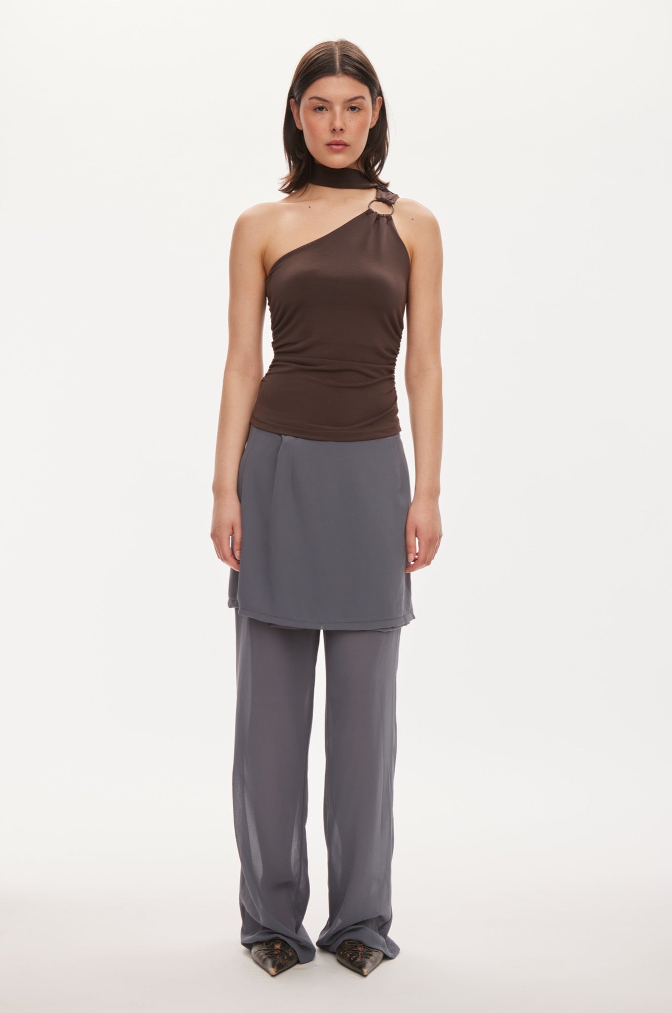 Oval Square Como skirt trousers TROUSERS Dark Grey