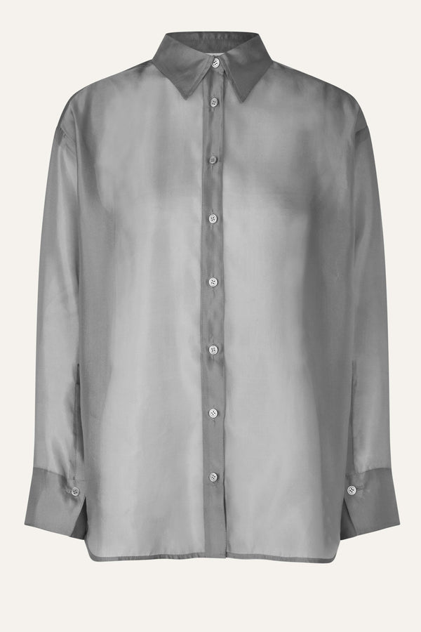 Oval Square Cosmo Sheer Shirt SHIRTS Dark Gull Grey