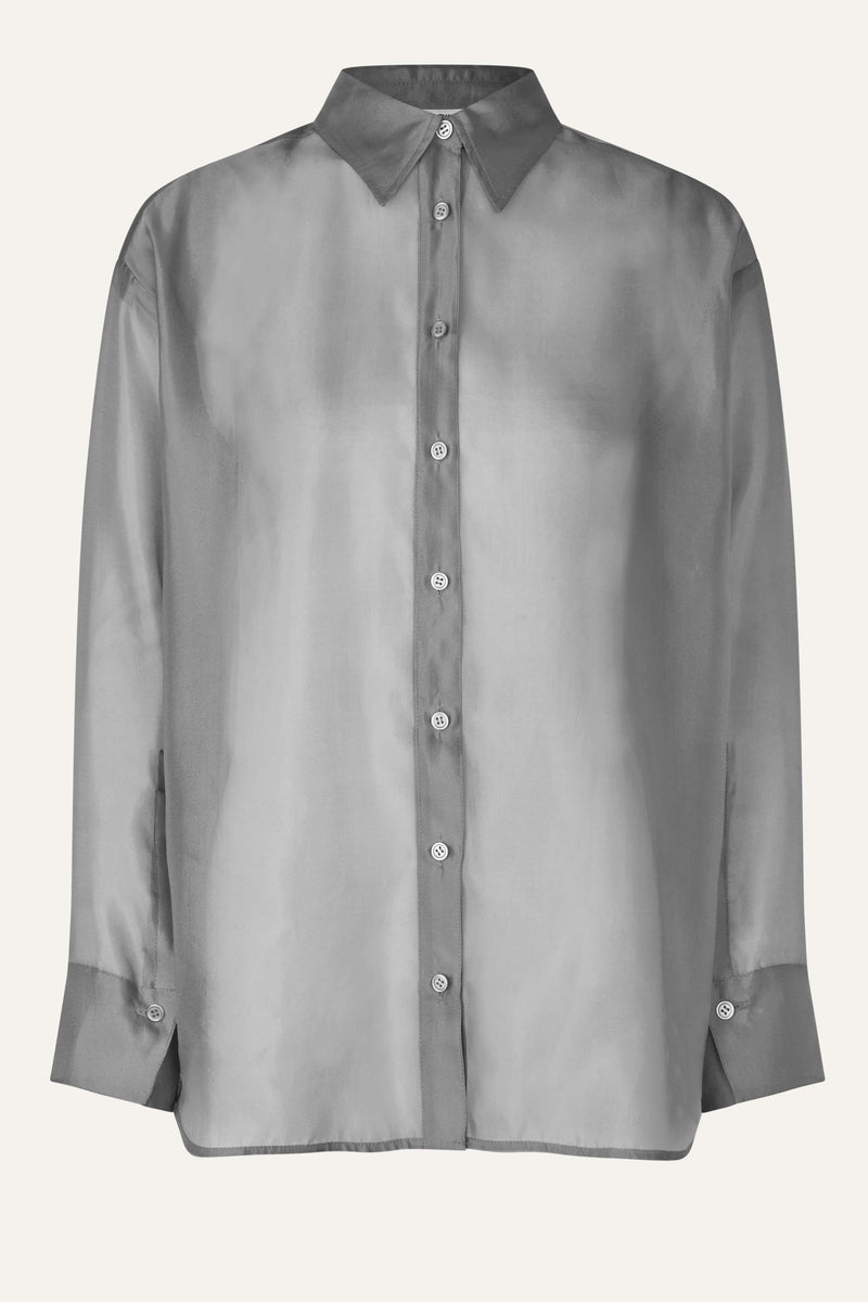 Oval Square Cosmo Sheer Shirt SHIRTS Dark Gull Grey