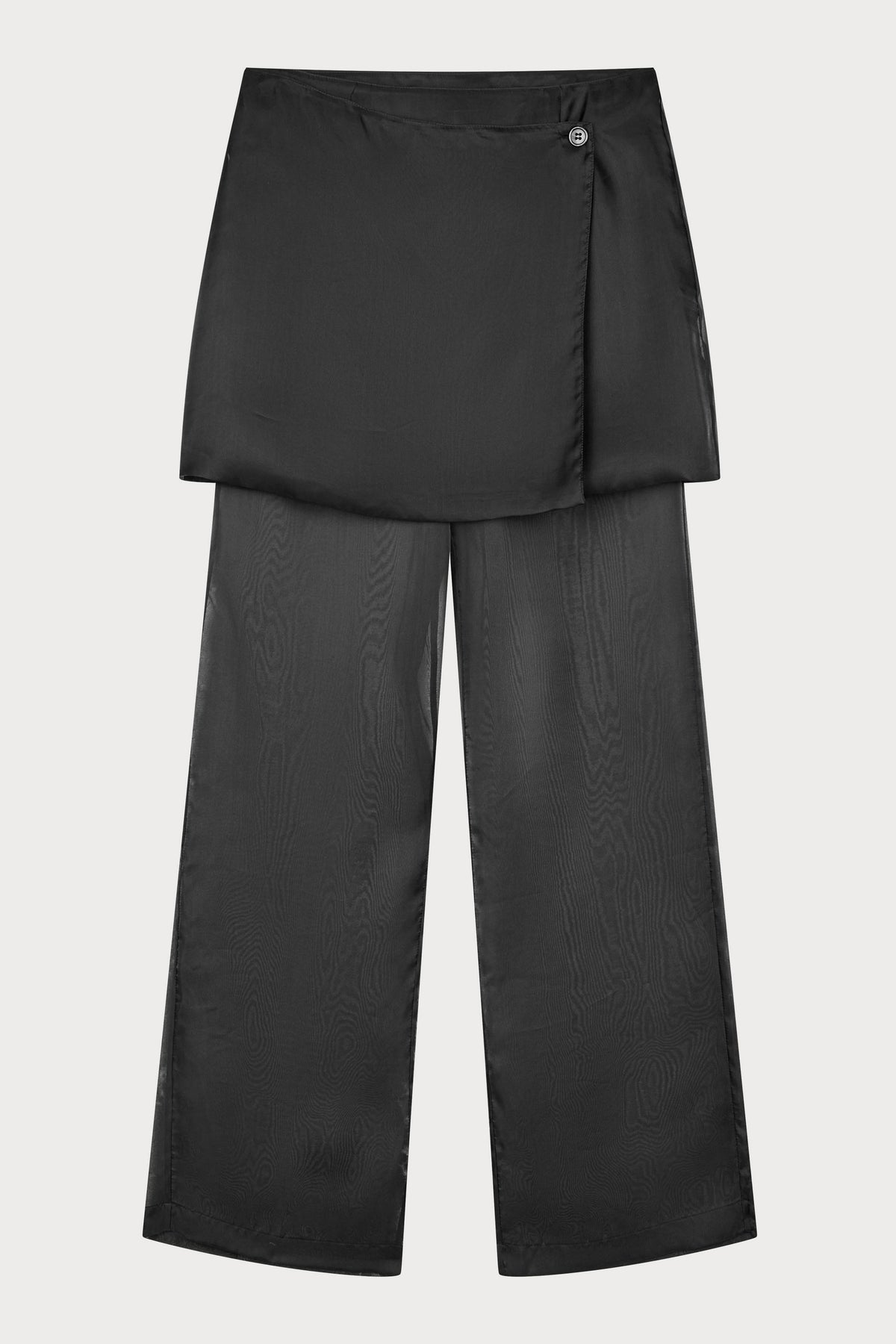Oval Square Cosmo Sheer Trousers TROUSERS Black