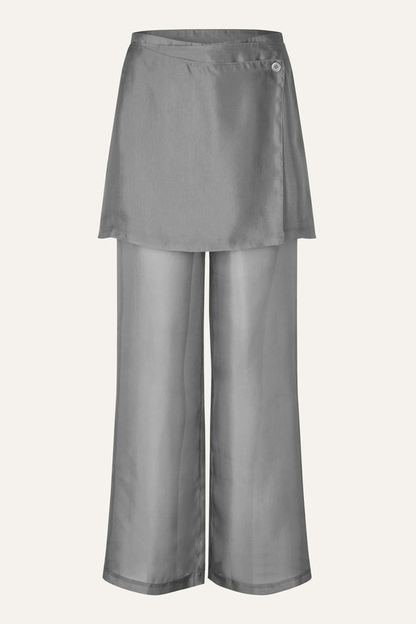 Oval Square Cosmo Sheer Trousers TROUSERS Dark Gull Grey