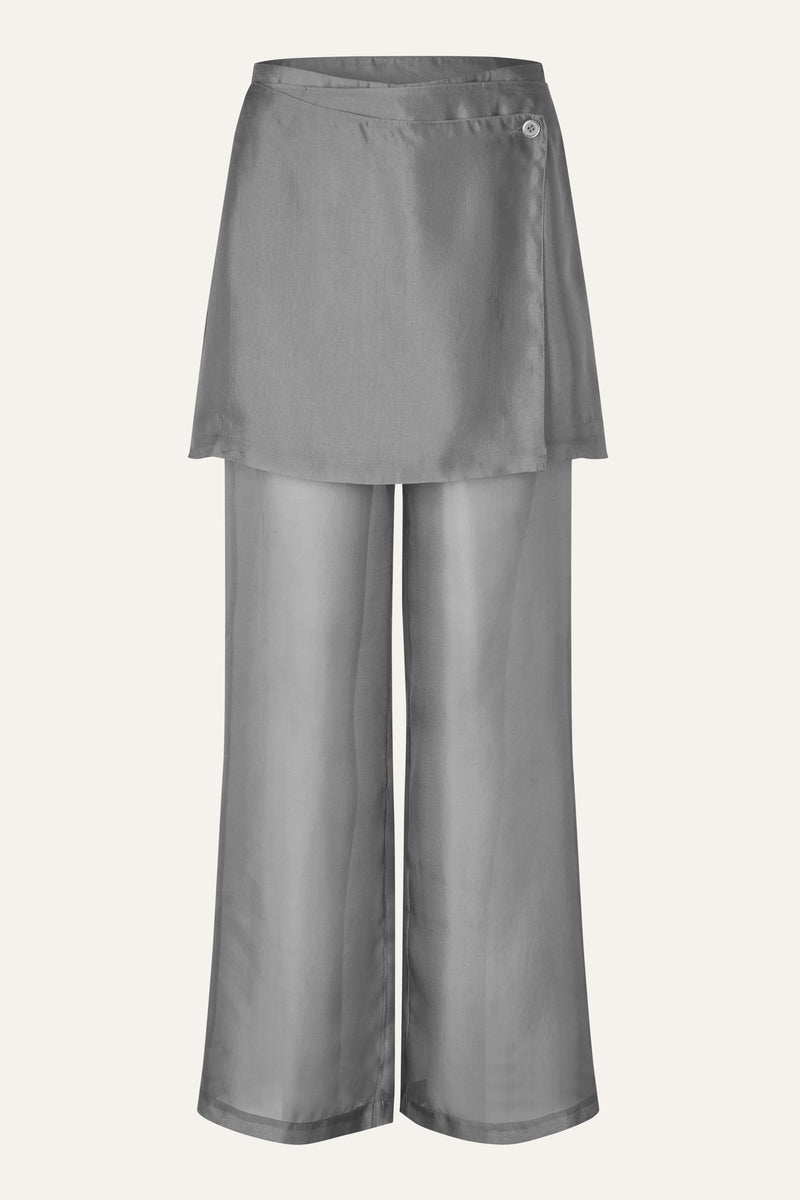 Oval Square Cosmo Sheer Trousers TROUSERS Dark Gull Grey
