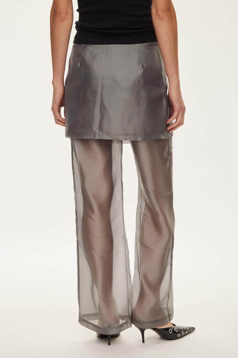Oval Square Cosmo Sheer Trousers TROUSERS Dark Gull Grey