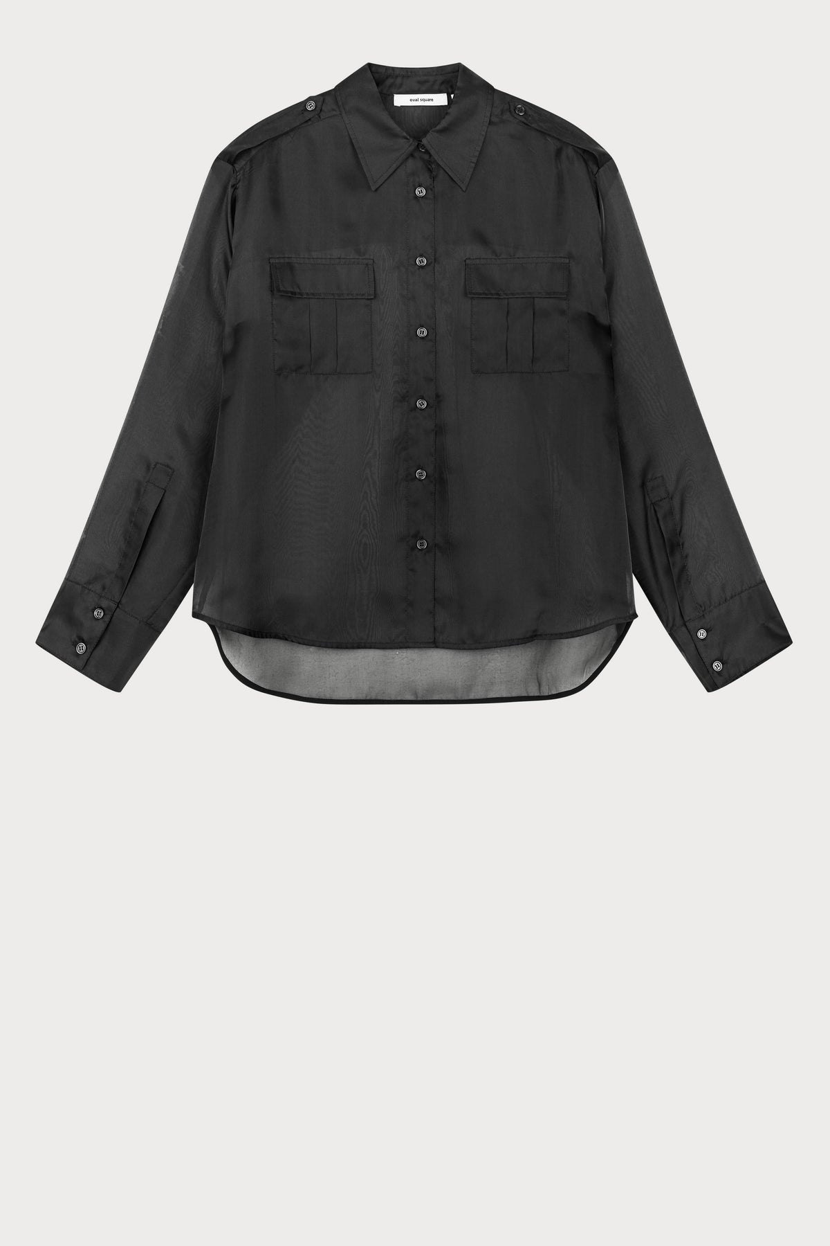 Oval Square Cosmo pocket shirt SHIRTS Black