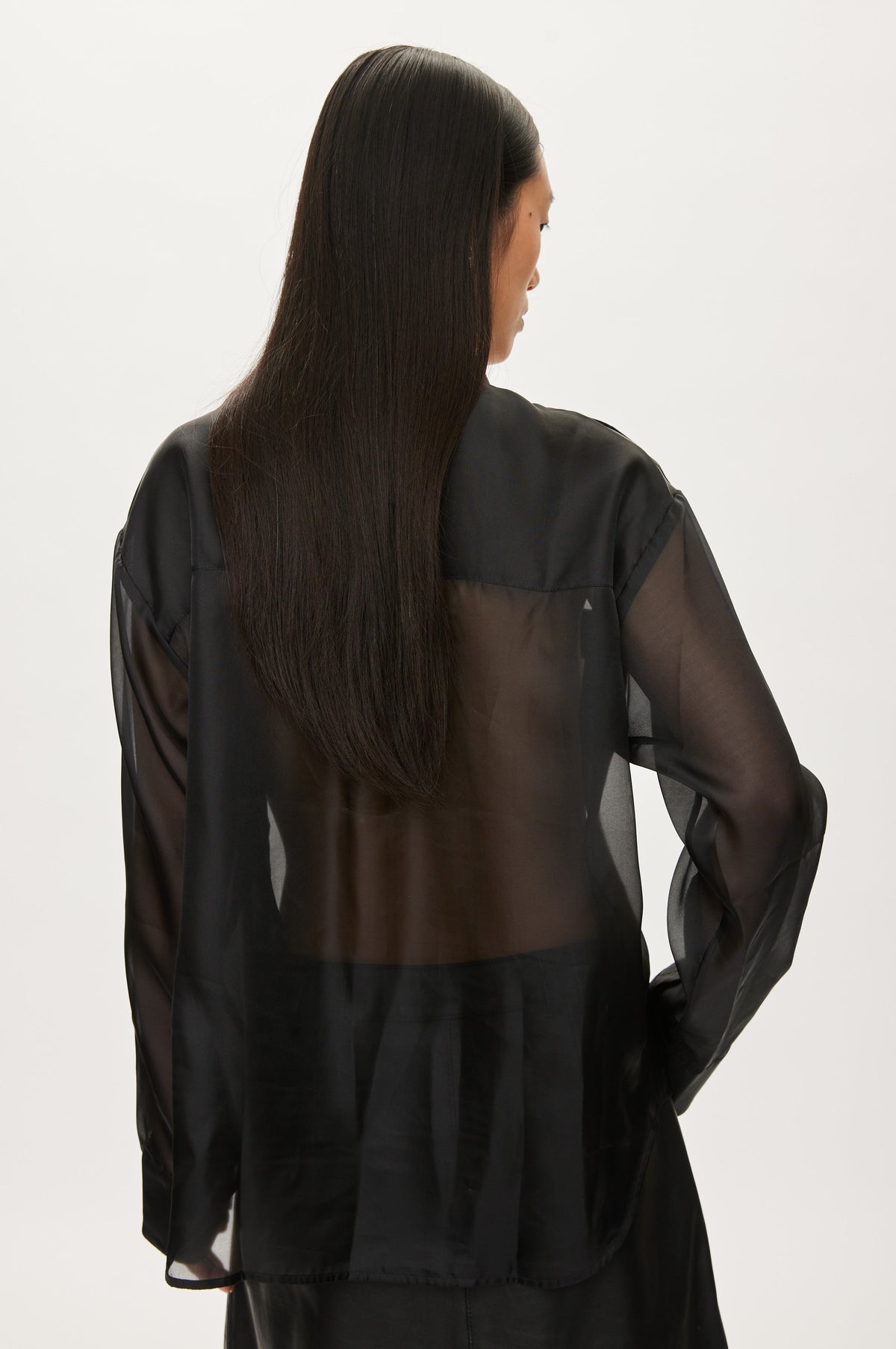Oval Square Cosmo pocket shirt SHIRTS Black