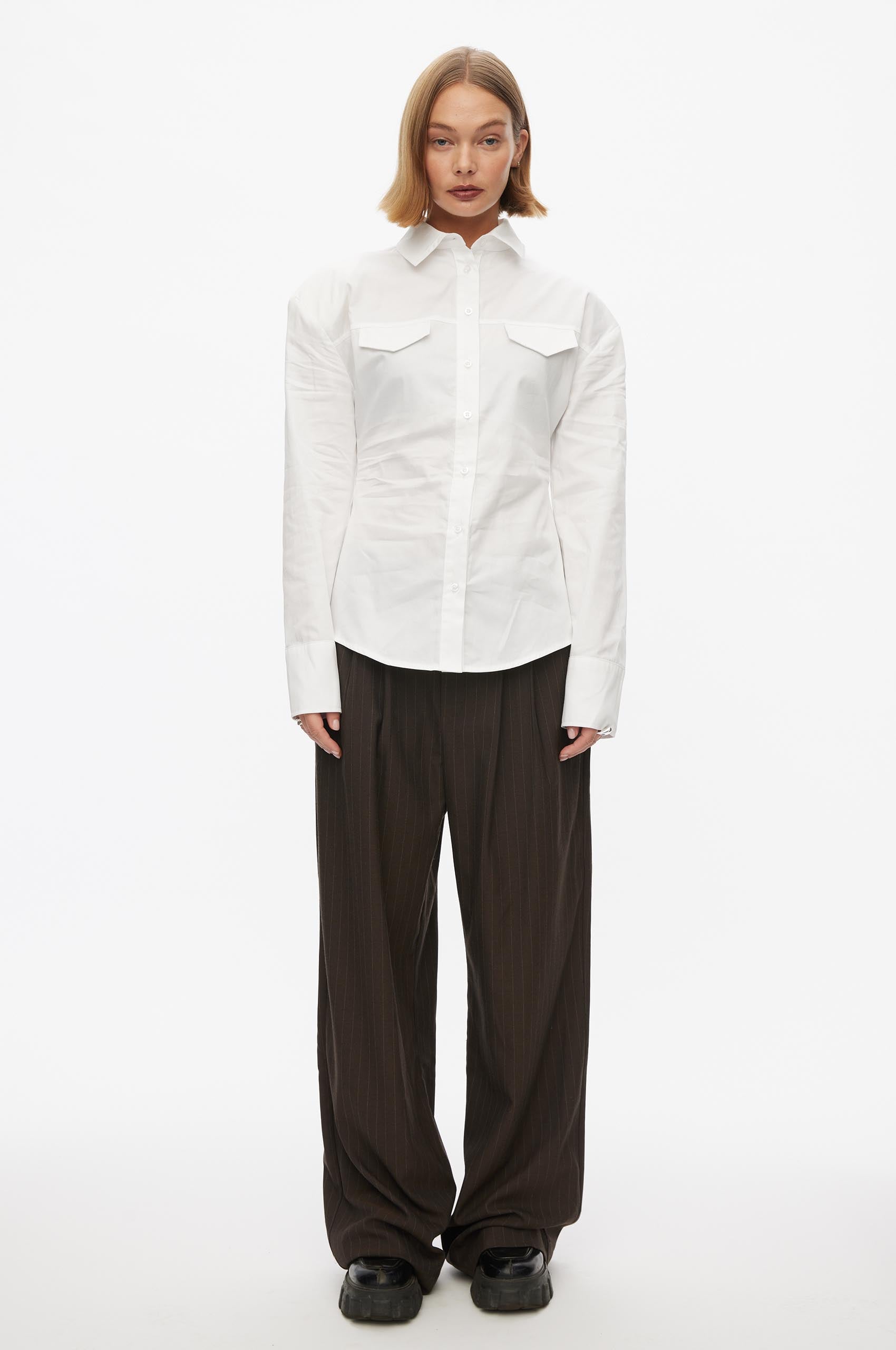 Oval Square Daily Shirt SHIRTS 1001 White