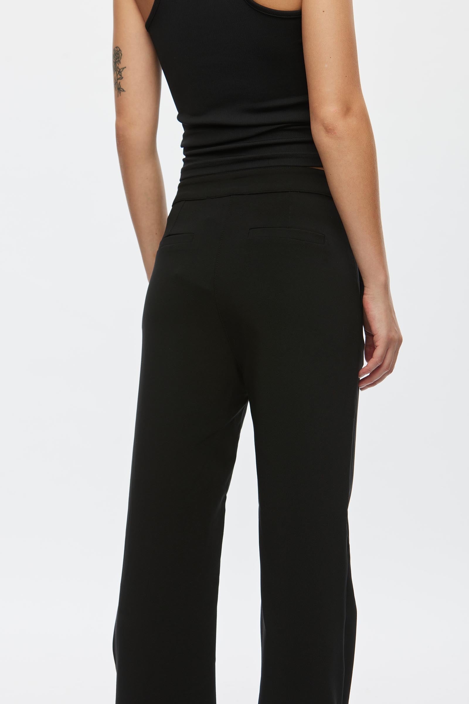 Oval Square Delight Trousers TROUSERS 8001 Black
