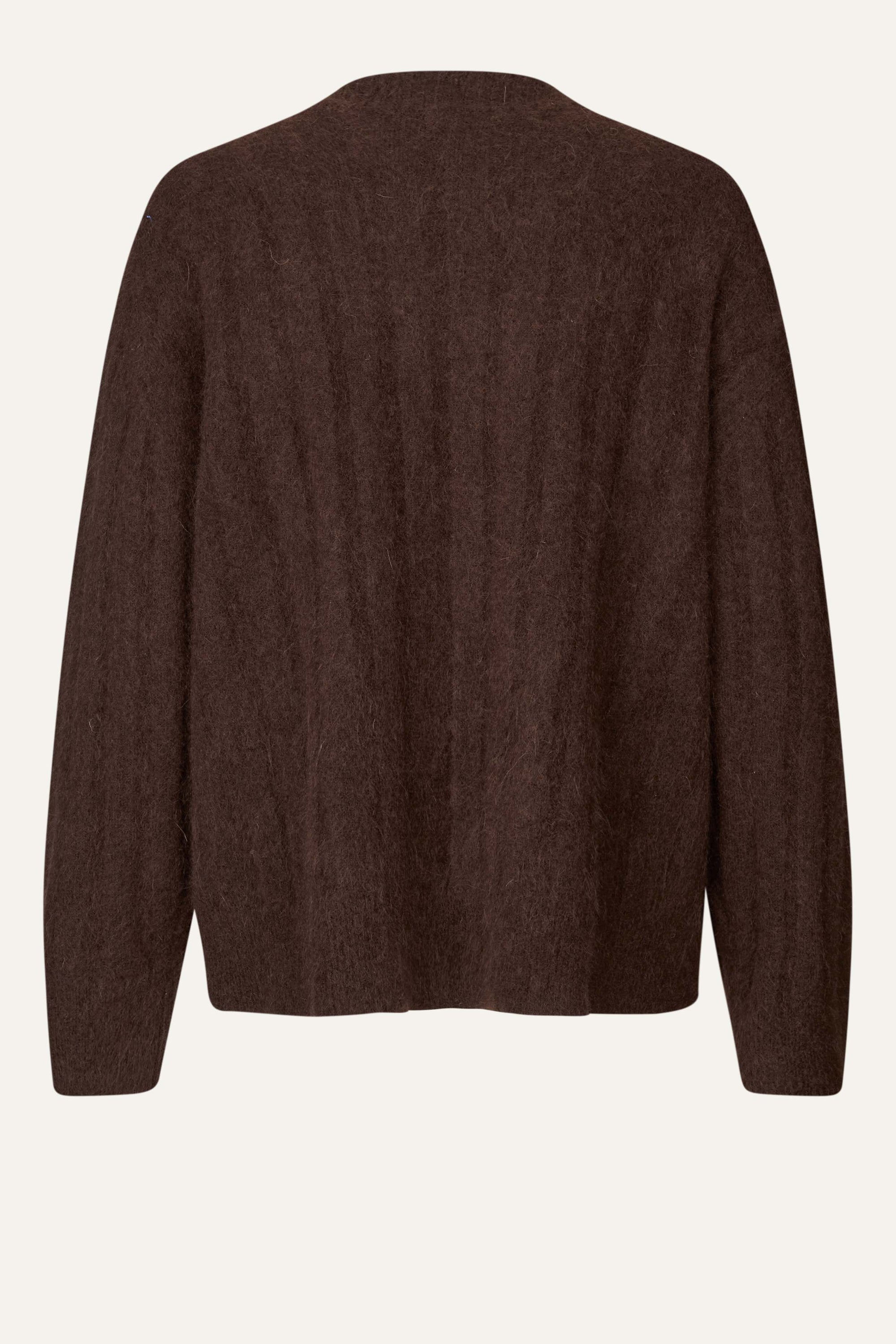 Oval Square Dream Knit Cardigan KNITS Brown