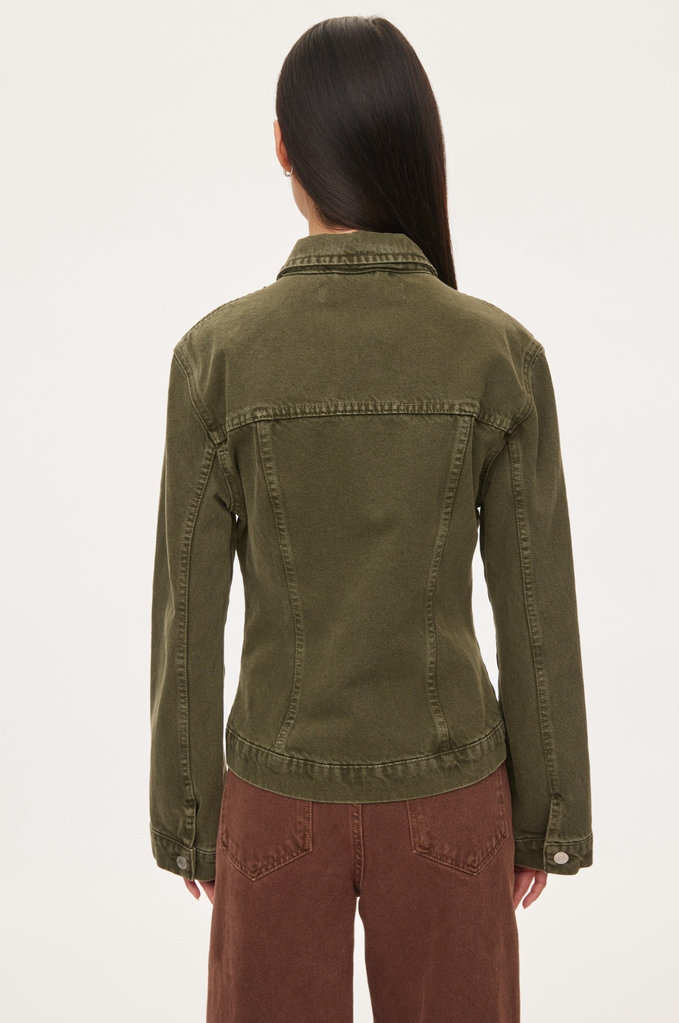 Oval Square Edie Denim Jacket JACKETS 4021 Dark Army