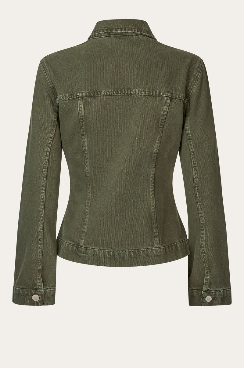 Oval Square Edie Denim Jacket JACKETS 4021 Dark Army