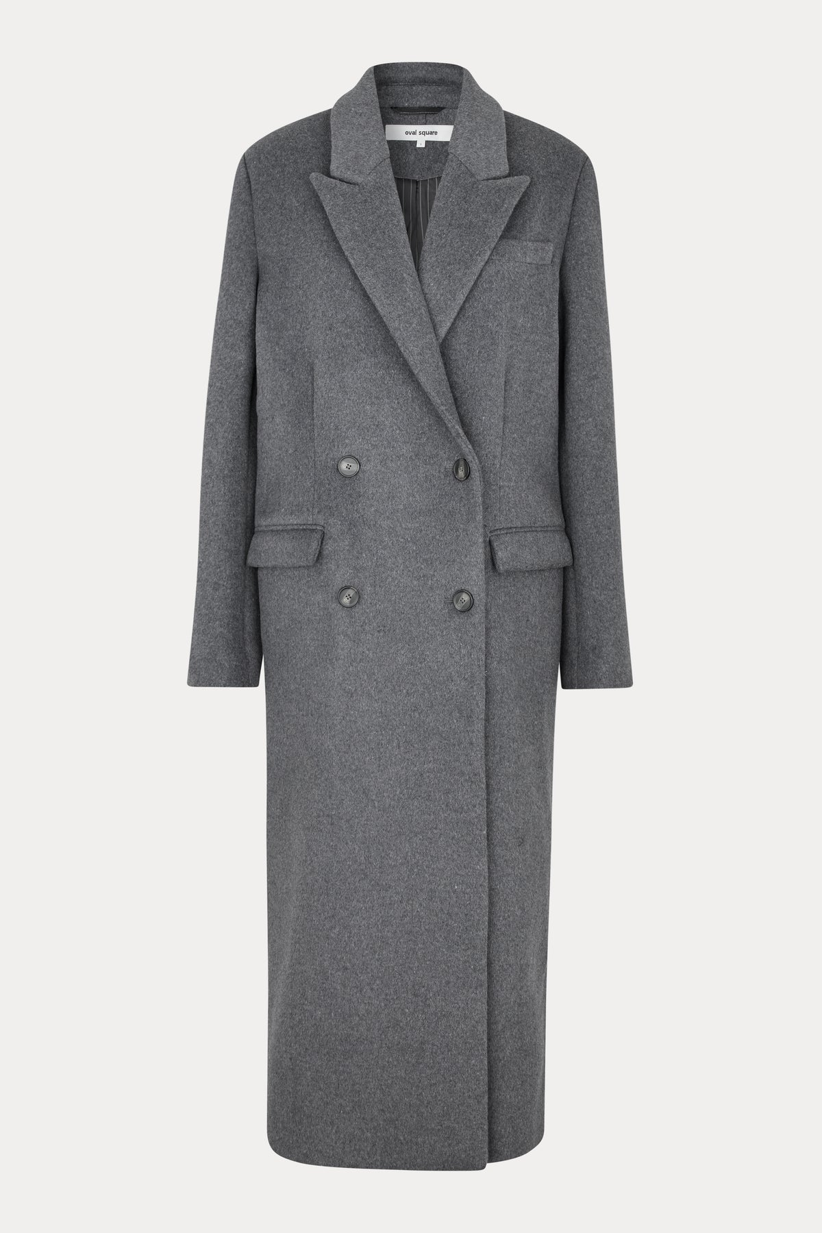 Oval Square Elliot wool coat COATS Dark grey Melange