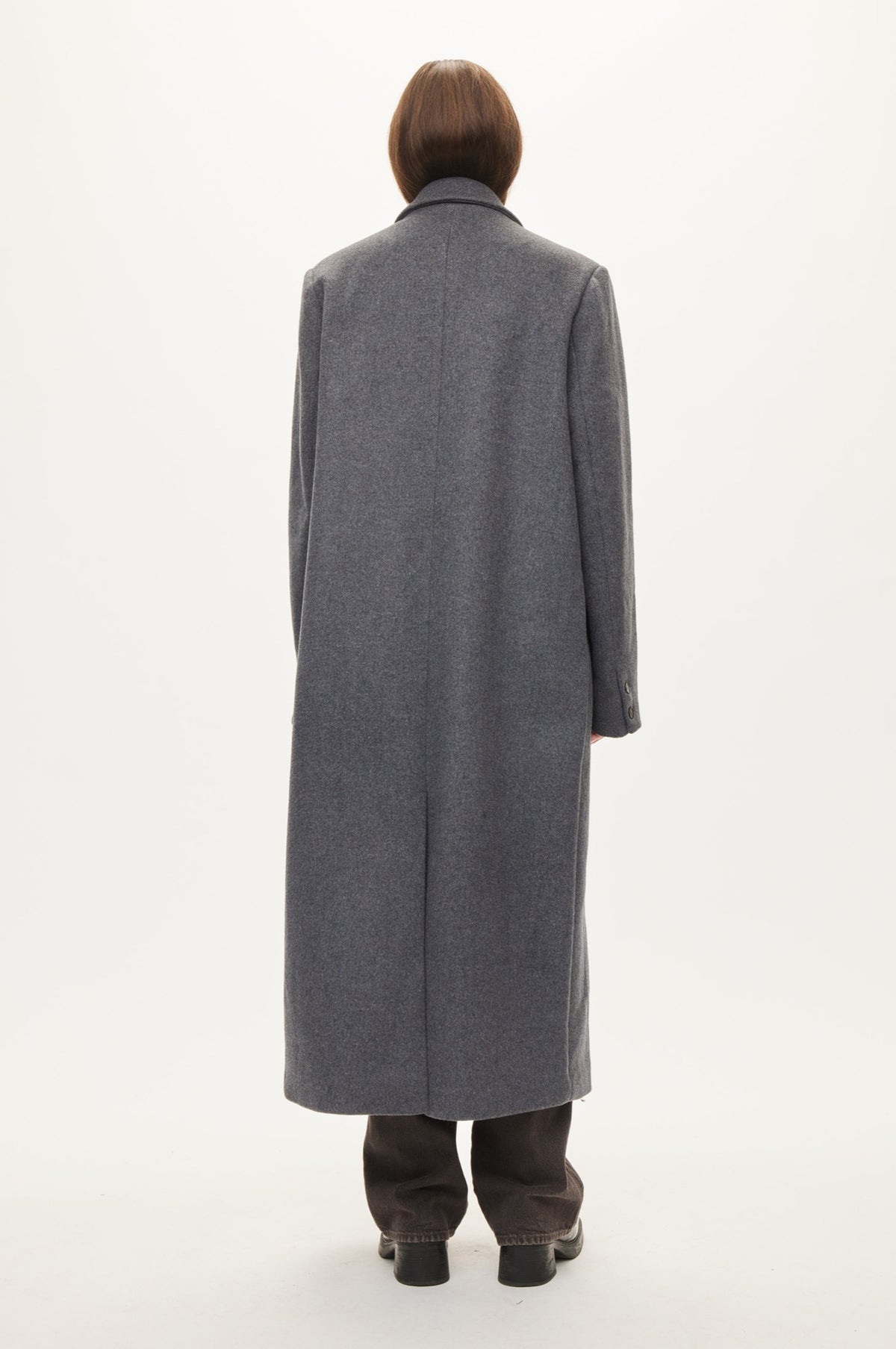 Oval Square Elliot wool coat COATS Dark grey Melange