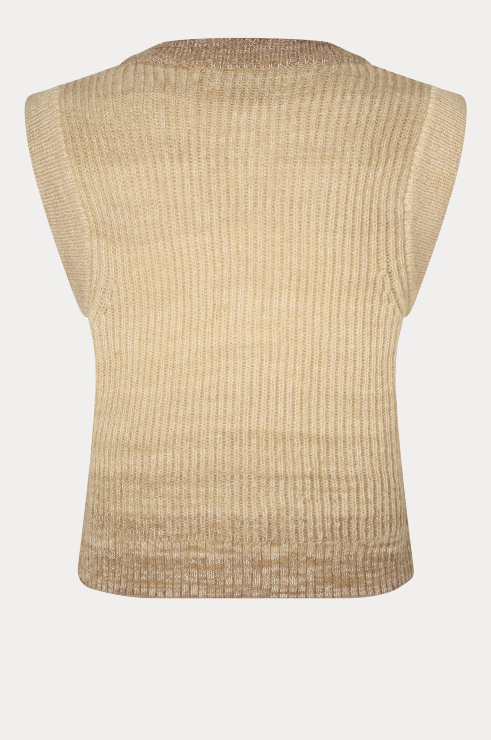 Oval Square Fall Knit Vest KNITS 6005 Travertine
