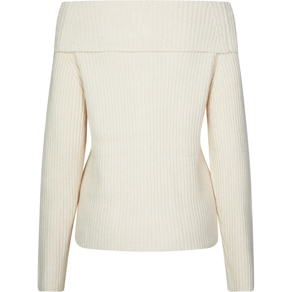Oval Square Fave Zip Cardigan KNITS 1002 Off White