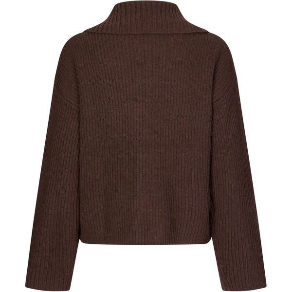 Oval Square Fave Zip Knit KNITS 6001 Dark Oak