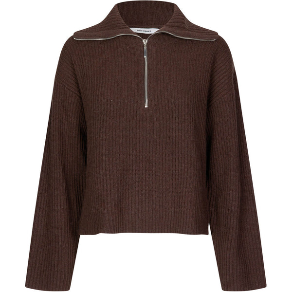 Oval Square Fave Zip Knit KNITS 6001 Dark Oak