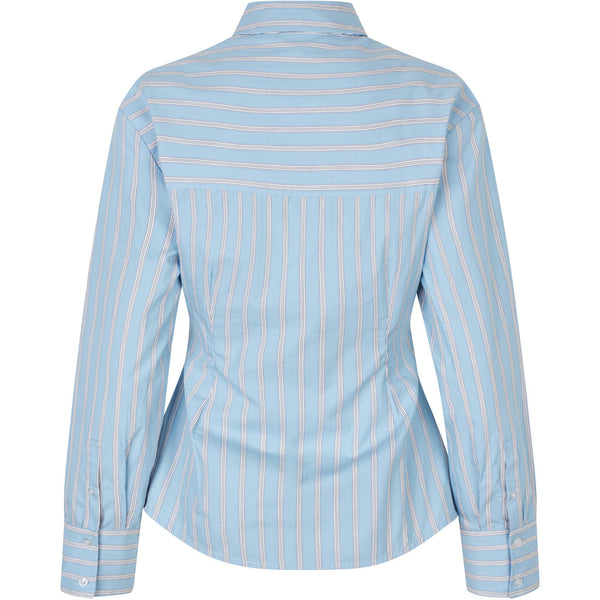 Oval Square Finesse Shirt SHIRTS 5036 Light Blue Stripe