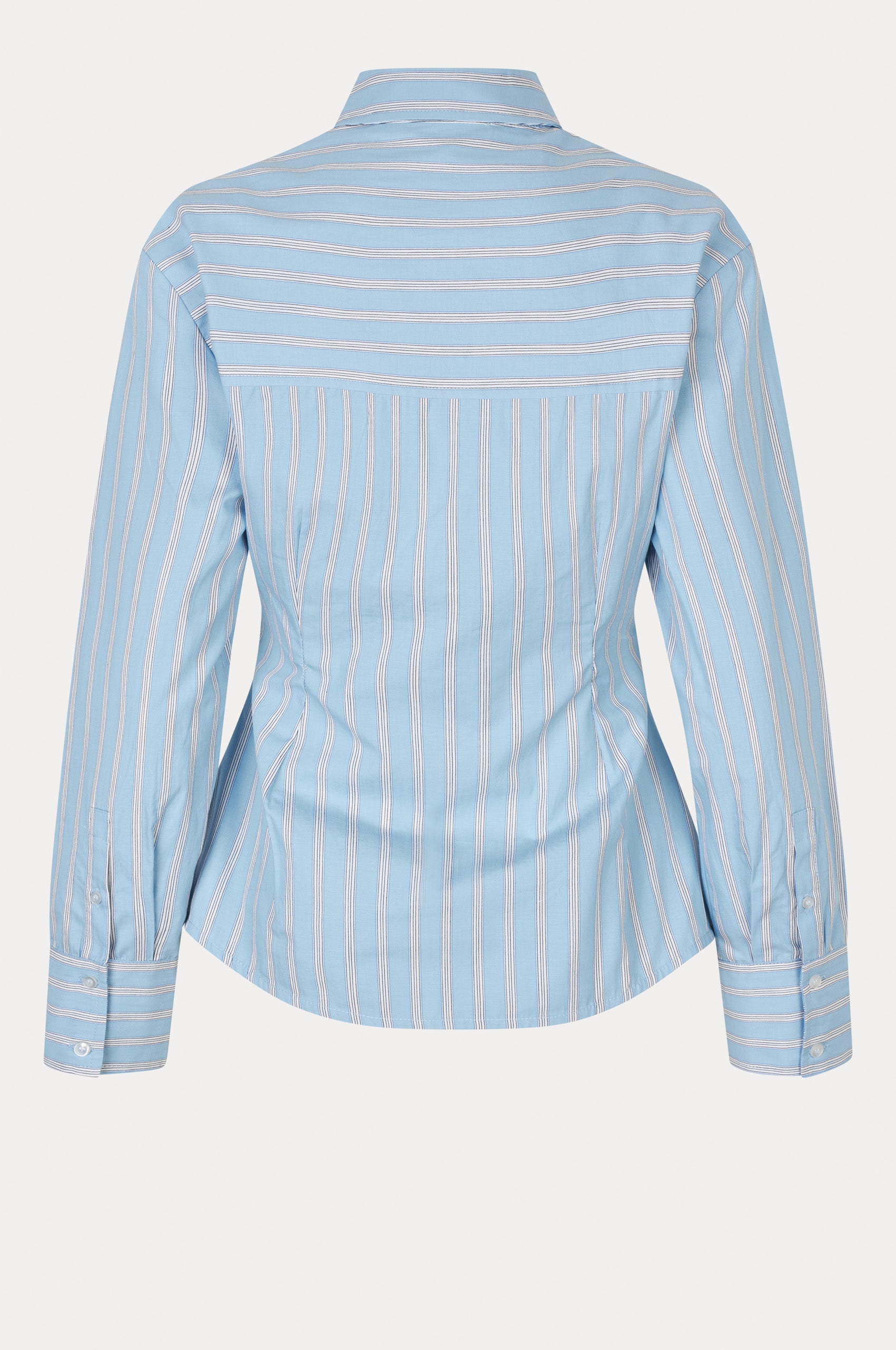 Oval Square Finesse Shirt SHIRTS 5036 Light Blue Stripe