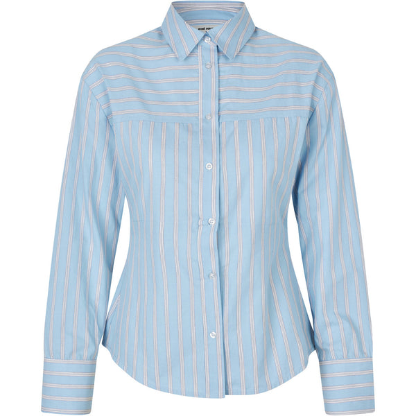 Oval Square Finesse Shirt SHIRTS 5036 Light Blue Stripe