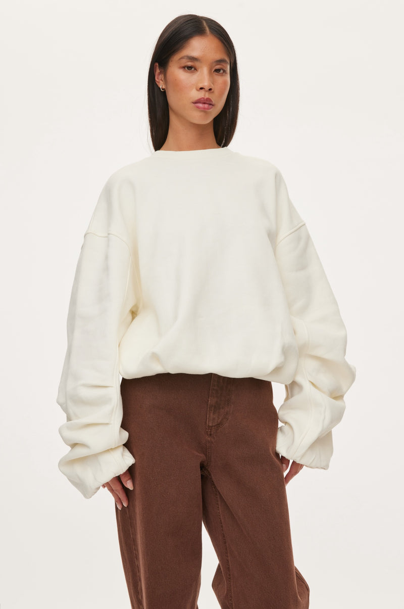 Oval Square First Crewneck Sweat SWEATS 1002 Off White