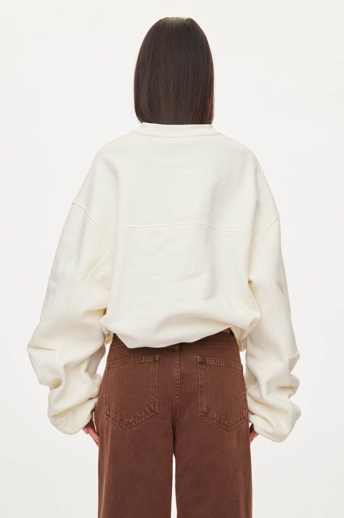 Oval Square First Crewneck Sweat SWEATS 1002 Off White