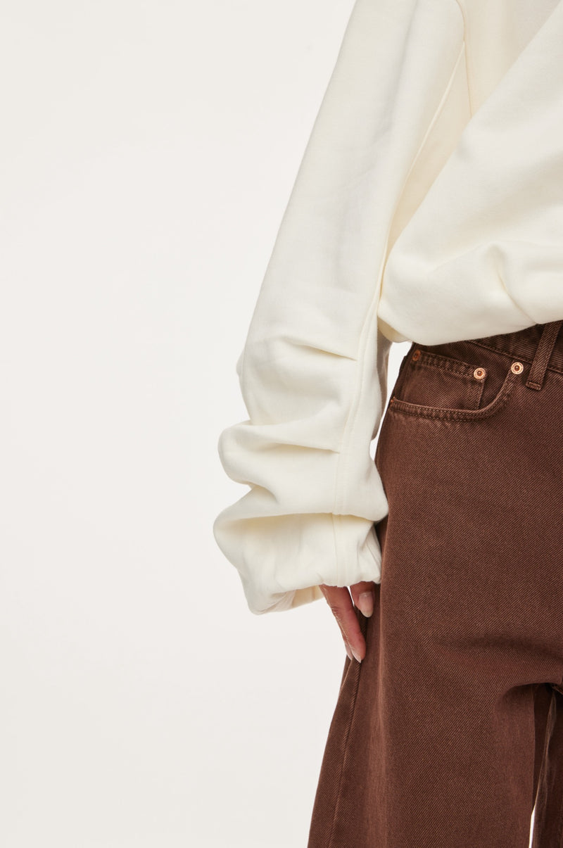 Oval Square First Crewneck Sweat SWEATS 1002 Off White