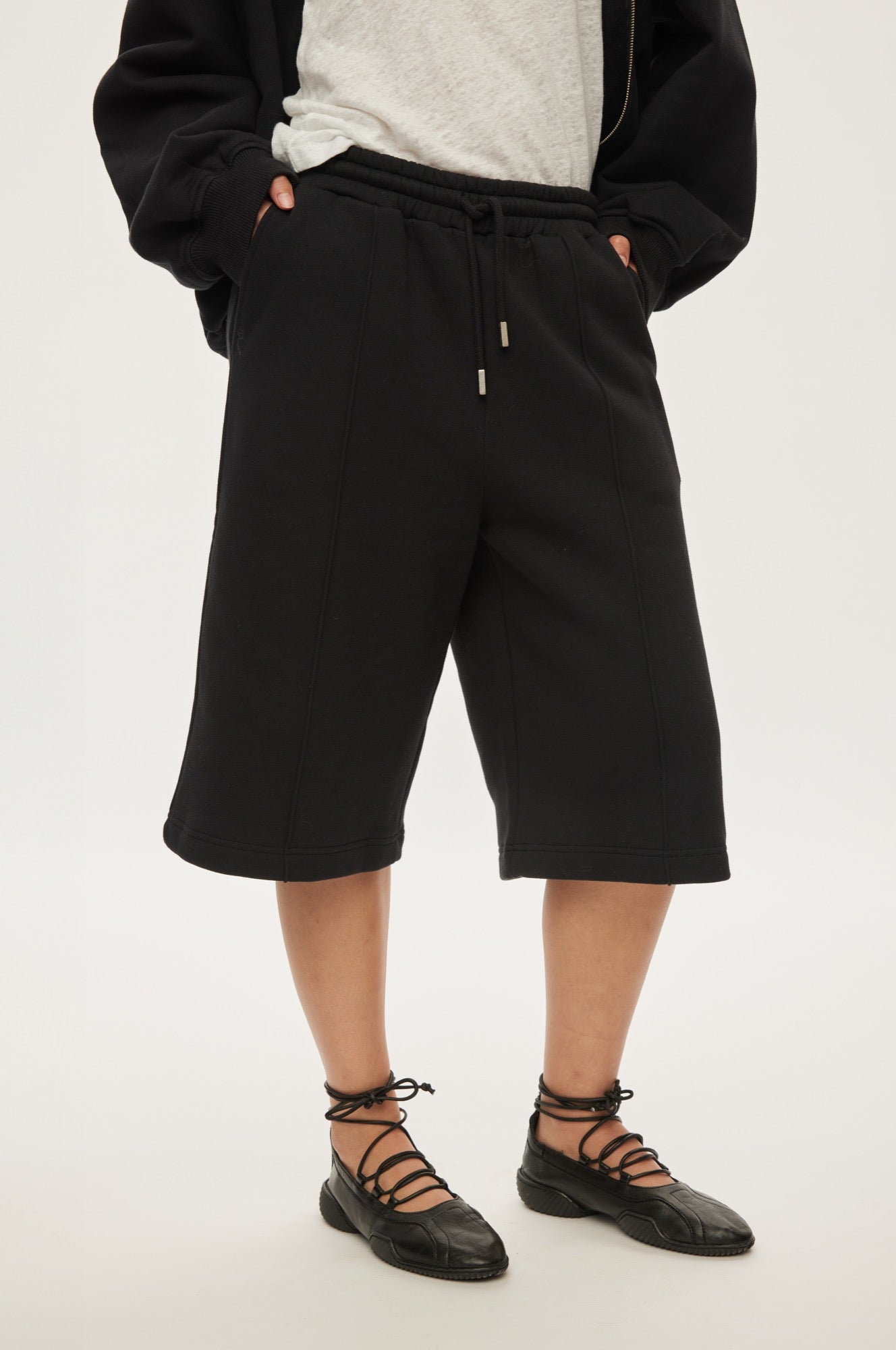 Oval Square First Sweat Bermudas SHORTS 7007 Black Stone